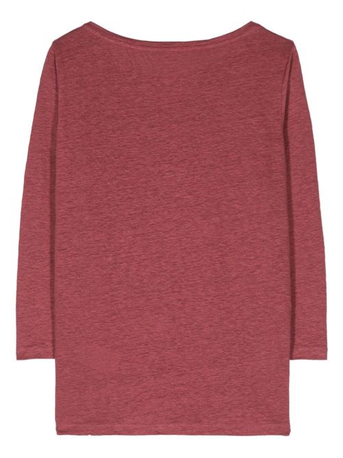 T-shirt donna scollo a barca MAJESTIC FILATURES | M011FTS397488